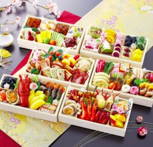 京都大原「芹生」監修 和洋長方六段重 絢爛 