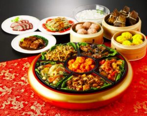 Chinese New Year's meal, supervised by Chen Kenichi of Akasaka Sichuan Restaurant